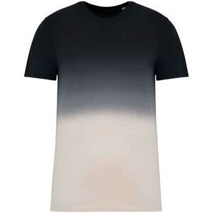 Native Spirit Unisex Adult Dip Dye T-Shirt / Black